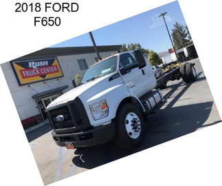 2018 FORD F650