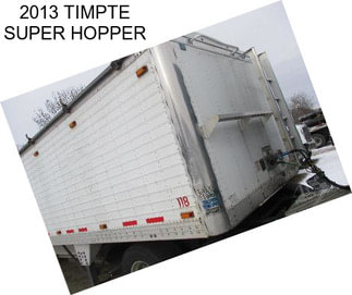2013 TIMPTE SUPER HOPPER