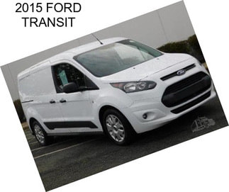 2015 FORD TRANSIT