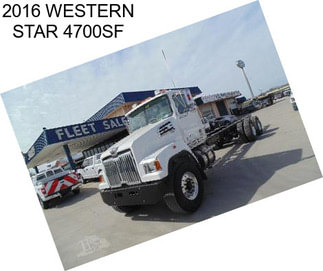 2016 WESTERN STAR 4700SF