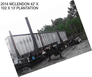 2014 MCLENDON 42\' X 102\