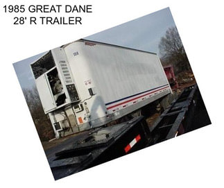 1985 GREAT DANE 28\' R TRAILER