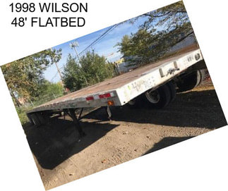 1998 WILSON 48\' FLATBED