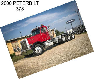 2000 PETERBILT 378