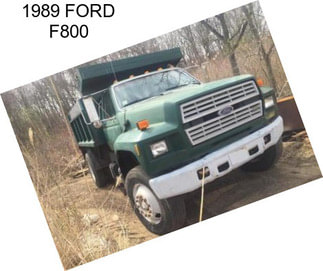 1989 FORD F800