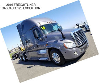 2016 FREIGHTLINER CASCADIA 125 EVOLUTION