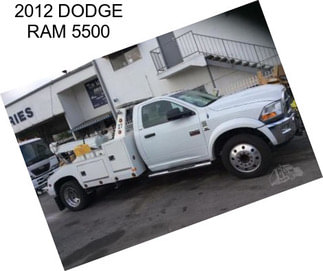 2012 DODGE RAM 5500