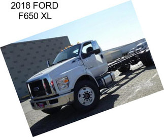 2018 FORD F650 XL