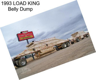1993 LOAD KING Belly Dump