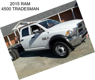 2015 RAM 4500 TRADESMAN