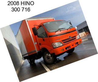 2008 HINO 300 716