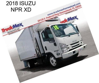 2018 ISUZU NPR XD