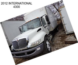 2012 INTERNATIONAL 4300