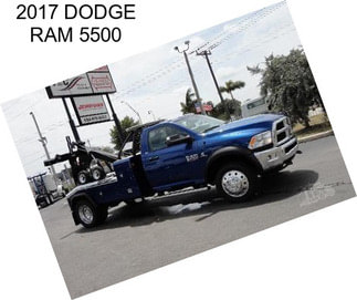 2017 DODGE RAM 5500