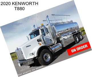 2020 KENWORTH T880