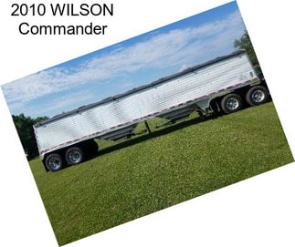 2010 WILSON Commander