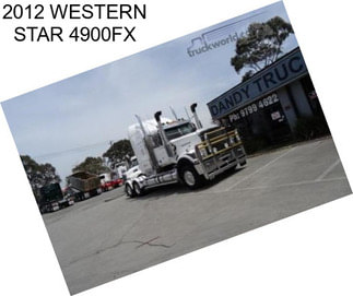 2012 WESTERN STAR 4900FX