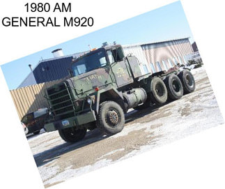 1980 AM GENERAL M920