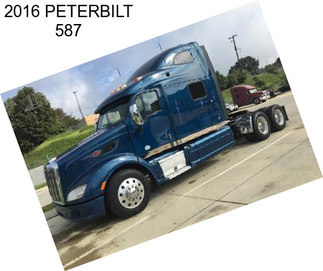 2016 PETERBILT 587