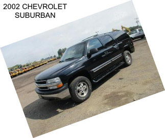 2002 CHEVROLET SUBURBAN