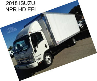 2018 ISUZU NPR HD EFI