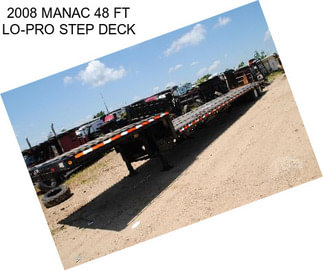 2008 MANAC 48 FT LO-PRO STEP DECK