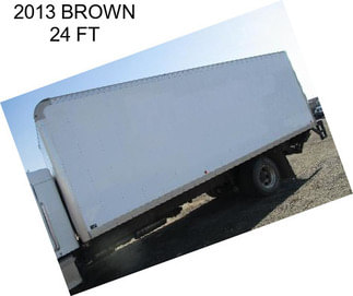 2013 BROWN 24 FT