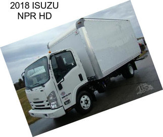 2018 ISUZU NPR HD