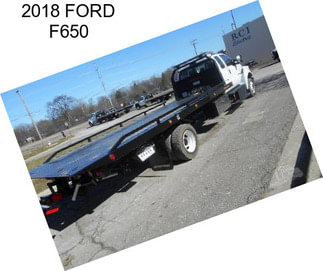 2018 FORD F650