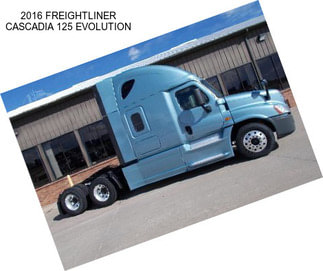 2016 FREIGHTLINER CASCADIA 125 EVOLUTION