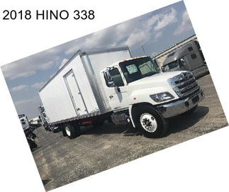 2018 HINO 338