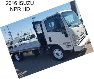 2016 ISUZU NPR HD