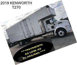 2019 KENWORTH T270