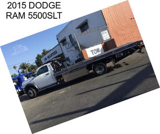 2015 DODGE RAM 5500SLT