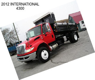 2012 INTERNATIONAL 4300