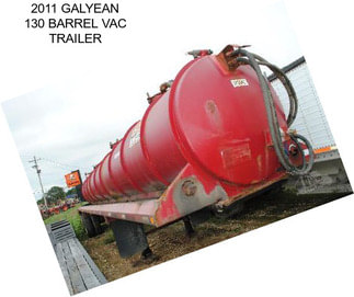 2011 GALYEAN 130 BARREL VAC TRAILER