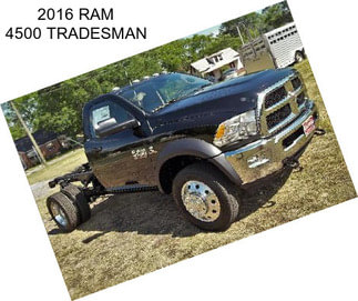 2016 RAM 4500 TRADESMAN