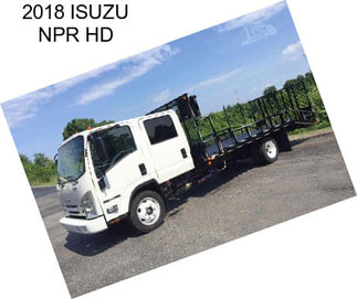 2018 ISUZU NPR HD