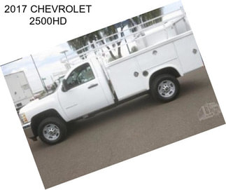 2017 CHEVROLET 2500HD