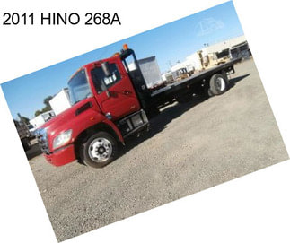 2011 HINO 268A