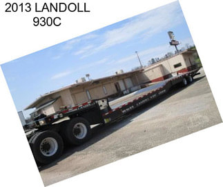 2013 LANDOLL 930C