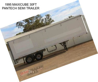 1995 MAXICUBE 30FT PANTECH SEMI TRAILER