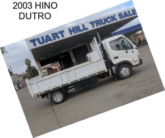 2003 HINO DUTRO