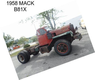 1958 MACK B81X