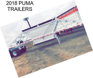 2018 PUMA TRAILERS