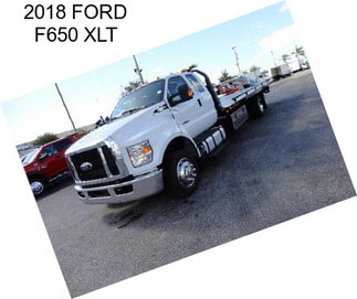 2018 FORD F650 XLT