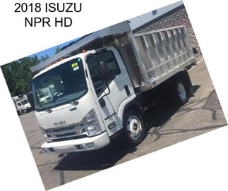 2018 ISUZU NPR HD