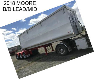 2018 MOORE B/D LEAD/MID