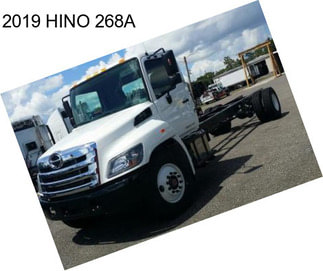 2019 HINO 268A