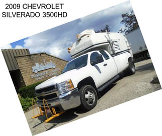 2009 CHEVROLET SILVERADO 3500HD